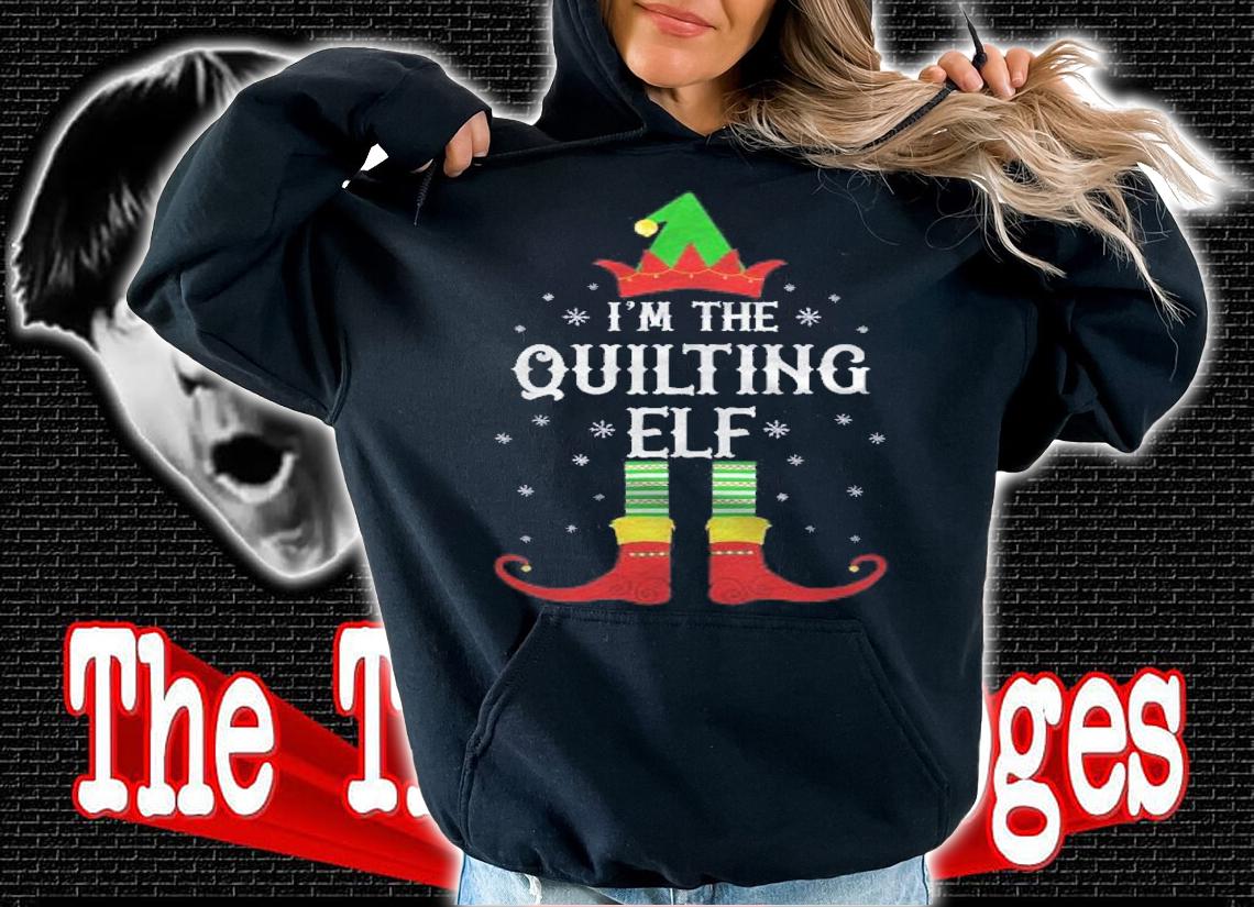 Im The Quilting Elf Family Group Christmas Shirt t-shirt