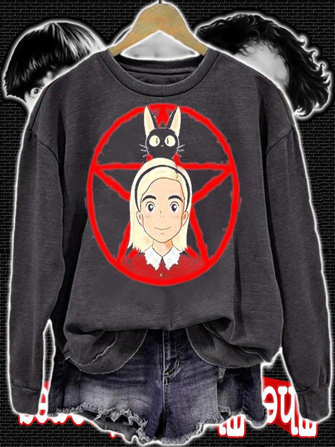 Sabrina And Salem Anime T-Shirt t-shirt sweatshirt