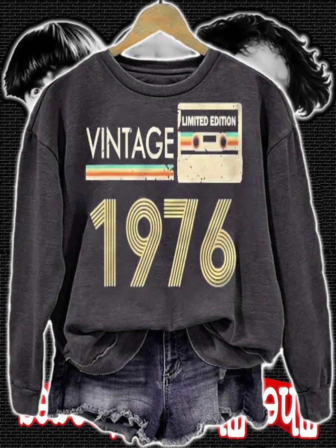 Vintage 1976 Made In 1976 45Th Birthday Limited Edition T-shirt t-shirt sweatshirt