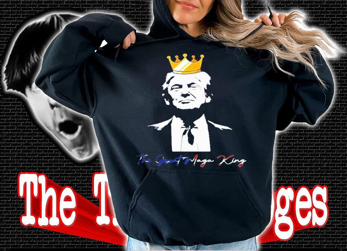 Donald Trump The Great MAGA King Ultra MAGA American Flag Shirt t-shirt hoodie