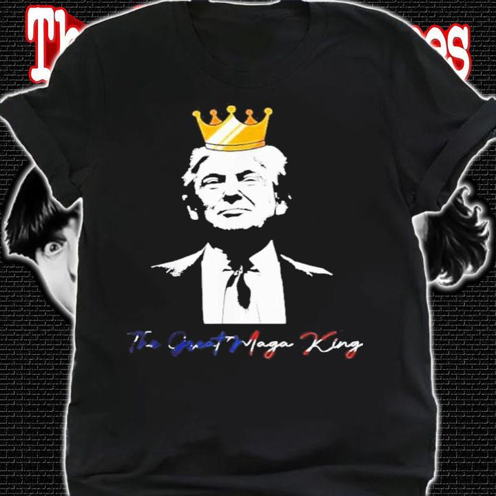 Donald Trump The Great MAGA King Ultra MAGA American Flag Shirt t-shirt shirt