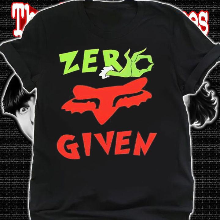Grinch Zero Given Christmas Shirt t-shirt