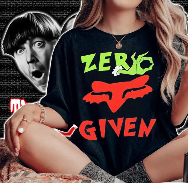 Grinch Zero Given Christmas Shirt t-shirt