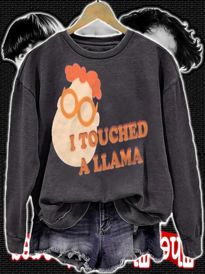 I Touched A Llama- Carl Classic Shirt t-shirt sweatshirt