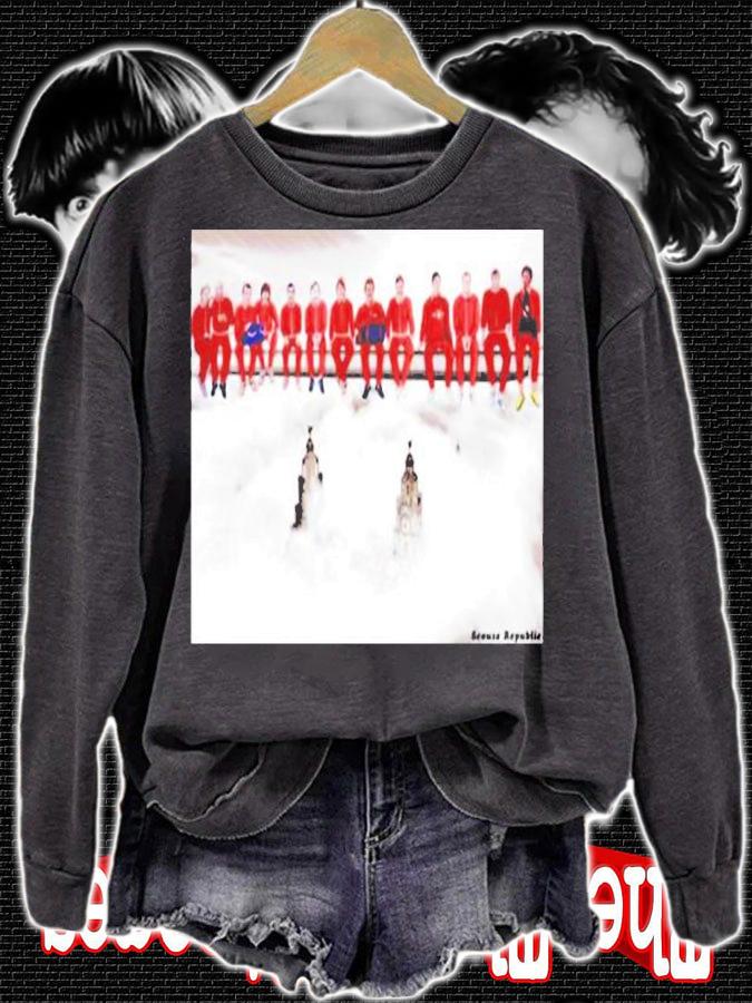 Scouse Republic Roy Evans Wearing Scouse Steel Workers Shirt t-shirt sweatshirt