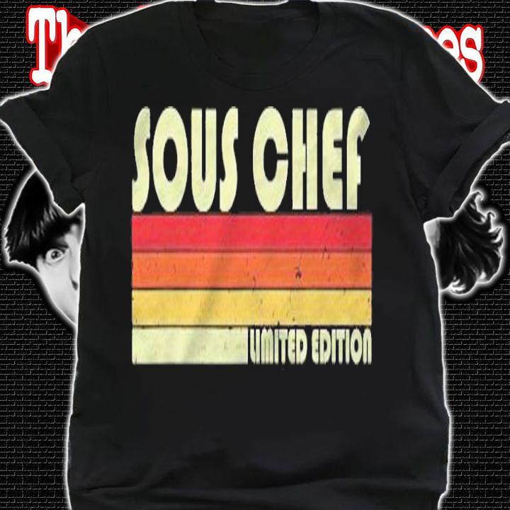 Sous Chef Funny Job Title Profession Birthday Worker Idea T-shirt t-shirt