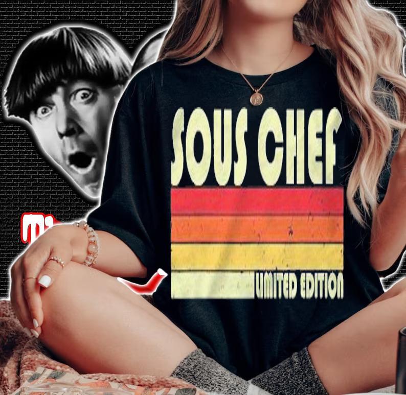 Sous Chef Funny Job Title Profession Birthday Worker Idea T-shirt t-shirt