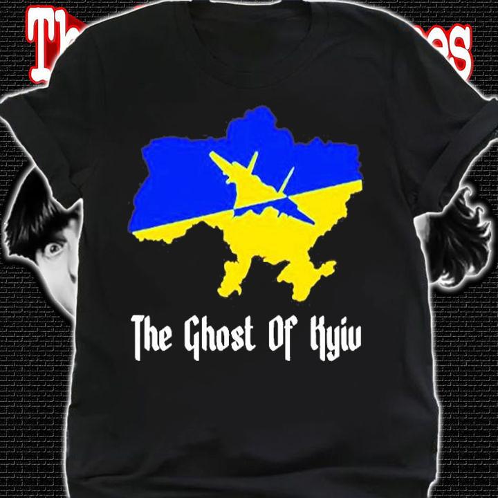 Ghost Of Kyiv Ukraine Mig-29 T-Shirt shirt