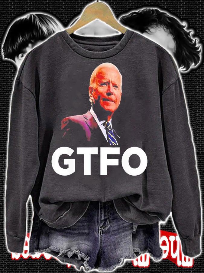 GTFO Joe Biden Winning 2022 T-Shirt sweatshirt