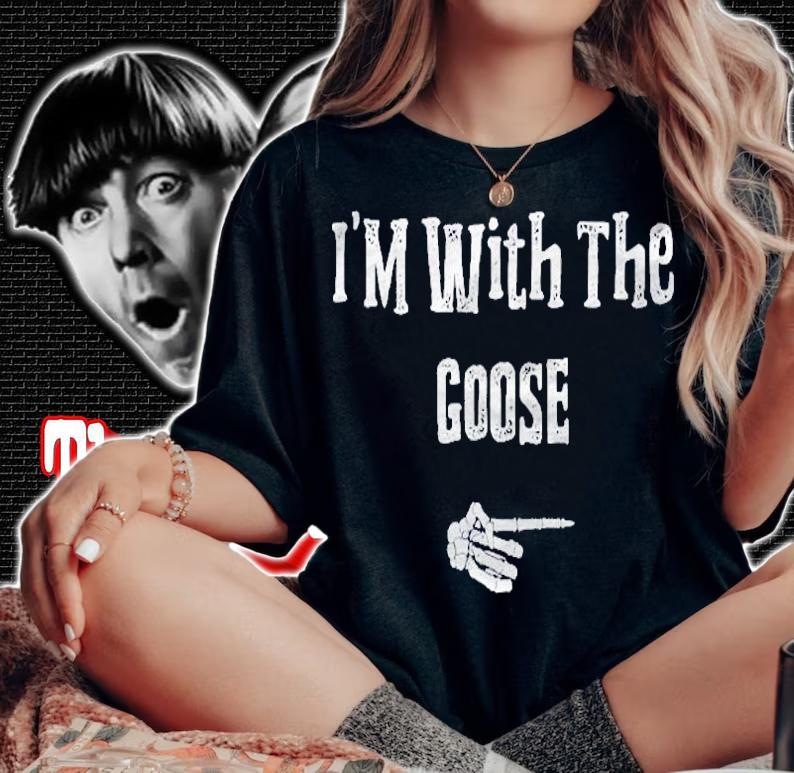 Im With The Goose Halloween Costume Funny Couples Matching shirt woman shirt