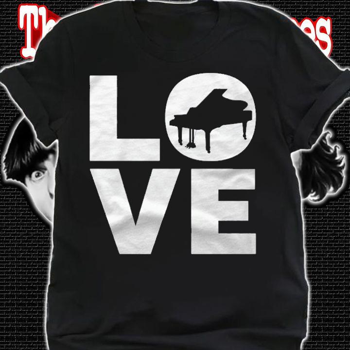 Love Piano Gift For Pianists Shirt