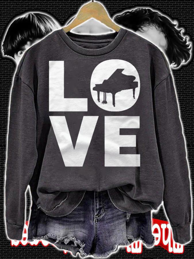 Love Piano Gift For Pianists Shirt