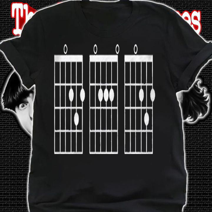 Mens Guitar Chord Dad Classic Shirt shirt