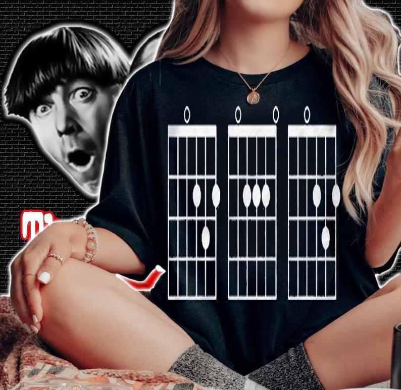 Mens Guitar Chord Dad Classic Shirt woman shirt