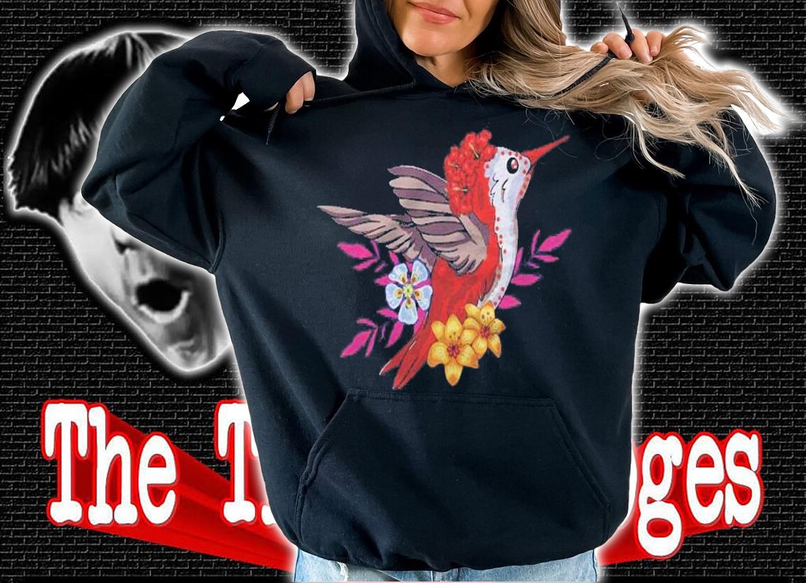 Mexican Humming Bird With Flowers For The Day Of The Dead Shirt