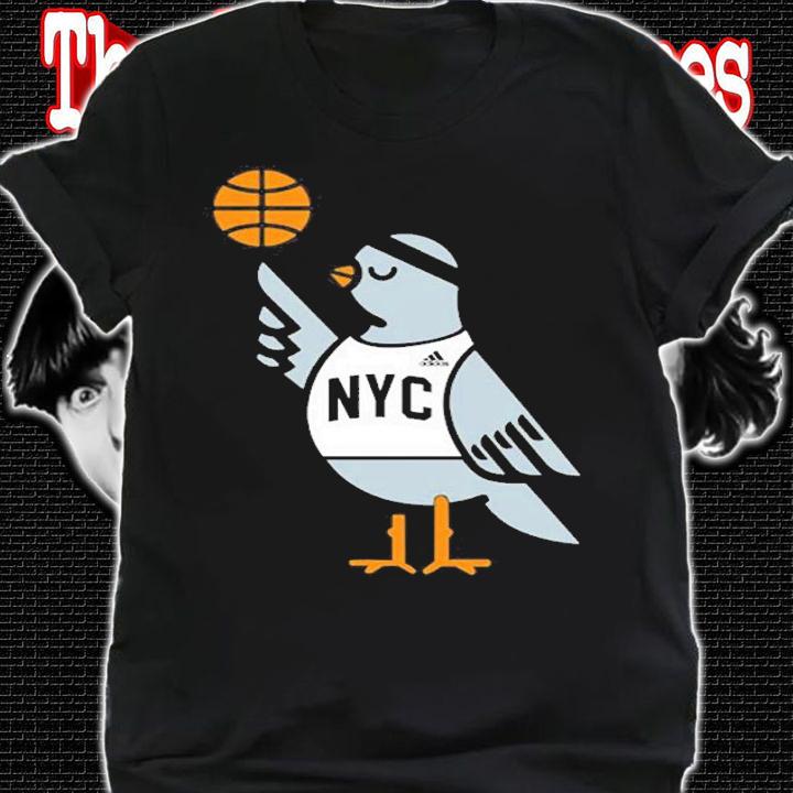 Nyc Pigeon Basketball T-Shirt shirt