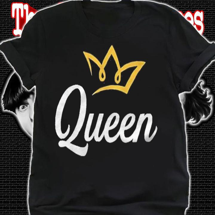 Queen logo crown T-shirt