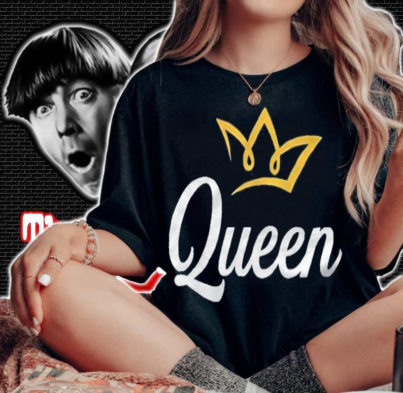 Queen logo crown T-shirt