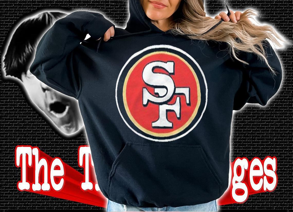 San Francisco 49ers logo T-shirt hoodie