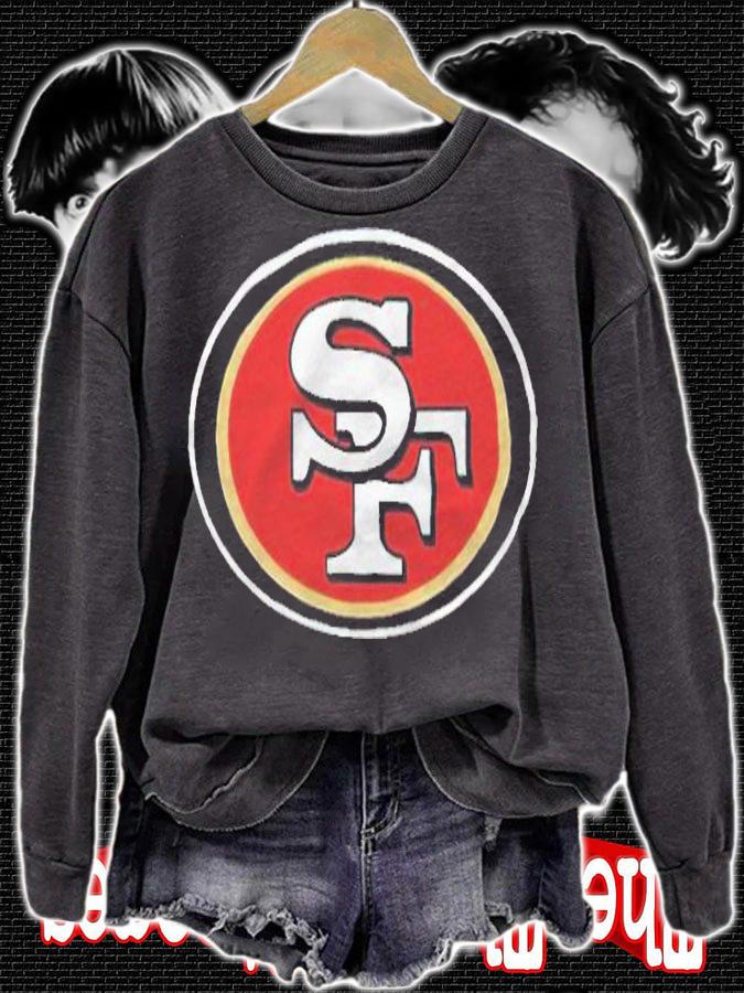 San Francisco 49ers logo T-shirt sweatshirt