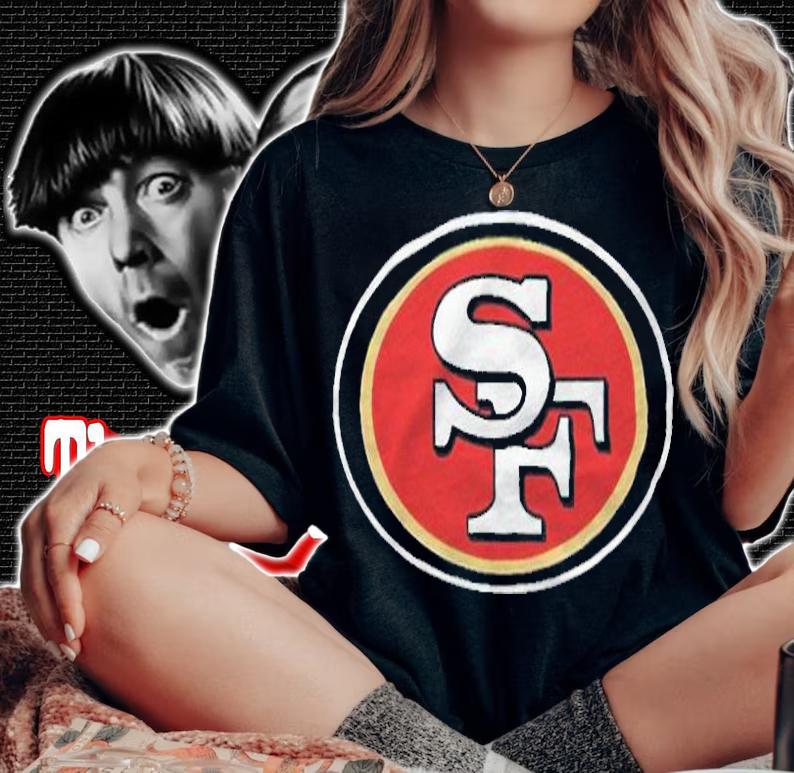 San Francisco 49ers logo T-shirt woman shirt