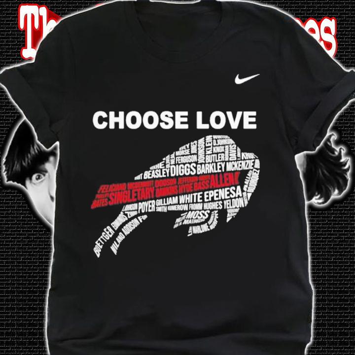 Choose Love Buffalo Shirt Stop Hate End Racism Equal Rights Shirt shirt