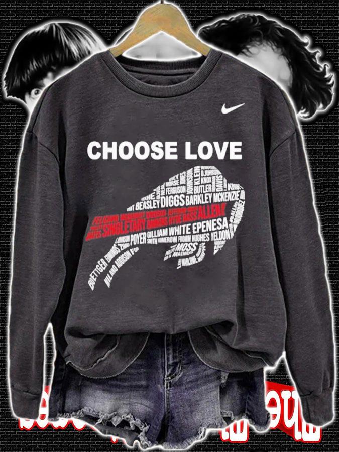 Choose Love Buffalo Shirt Stop Hate End Racism Equal Rights Shirt sweatshirt