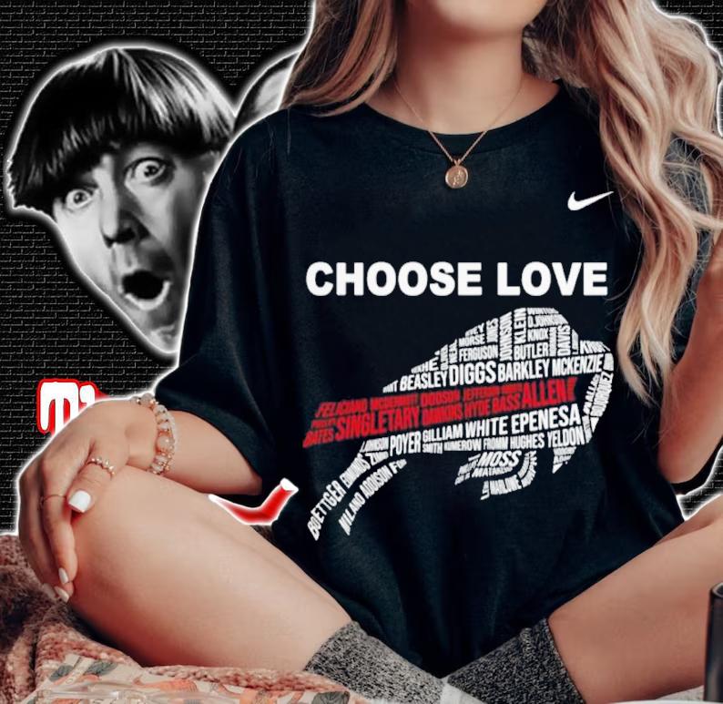 Choose Love Buffalo Shirt Stop Hate End Racism Equal Rights Shirt woman shirt