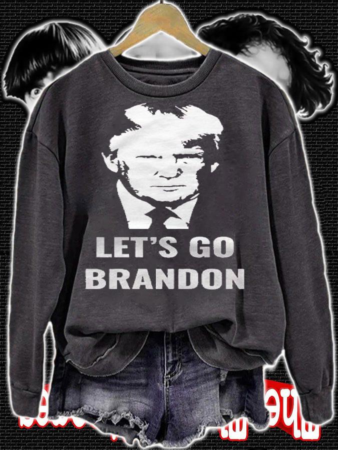 Lets Go Brandon Funny Chant Pullover Shirt