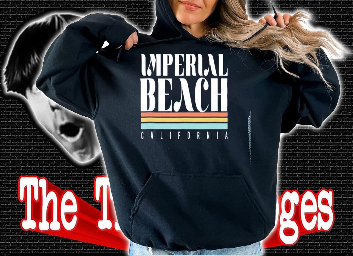 Retro Imperial Beach California Souvenir T-shirt hoodie