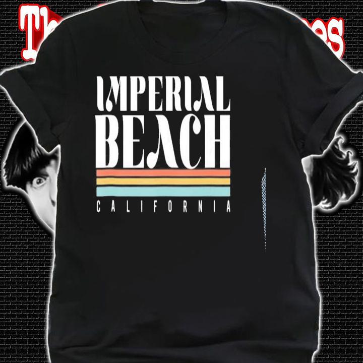 Retro Imperial Beach California Souvenir T-shirt shirt