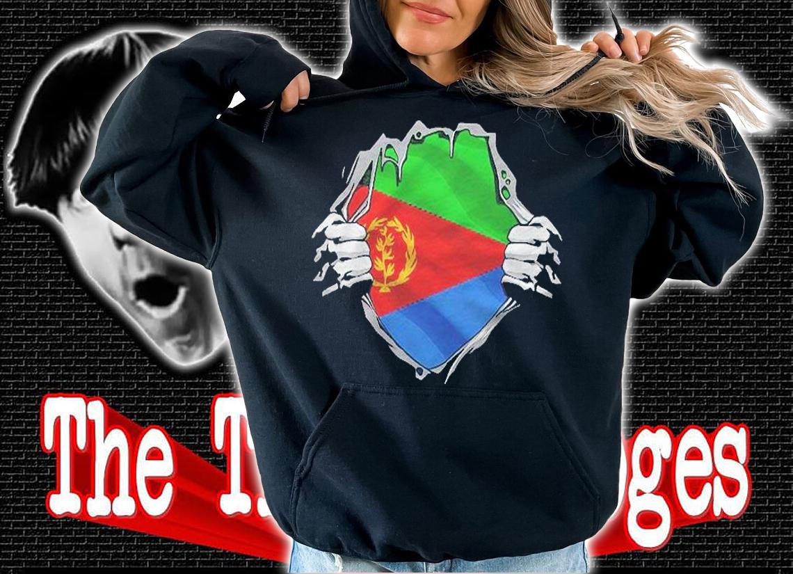 Super Eritrean Heritage Proud Eritrea Roots Flag Shirt hoodie