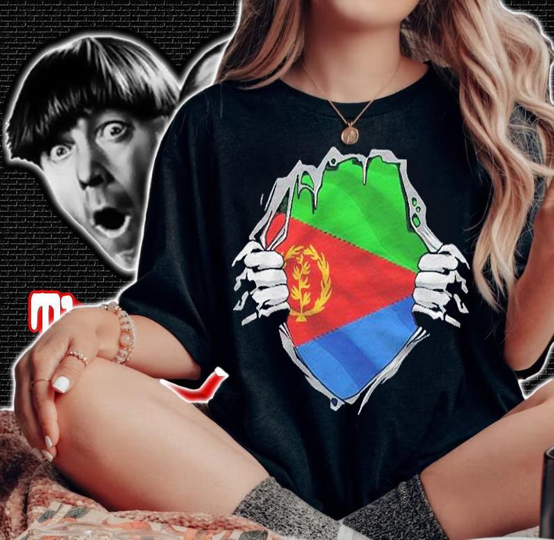 Super Eritrean Heritage Proud Eritrea Roots Flag Shirt woman shirt