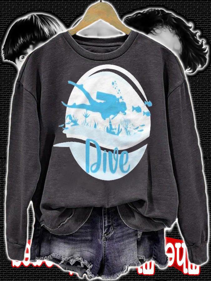 Vintage Scuba Diving Ocean Diver Shirt sweatshirt