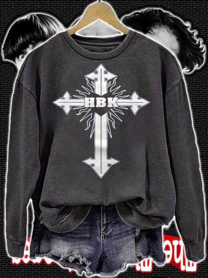 Wwe Shawn Michaels Hbk Cross Graphic Shirt