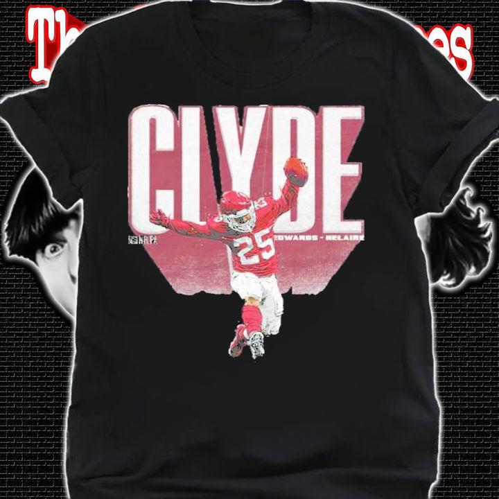 Clyde Edwards-Helaire Kansas City Bold Football Shirt