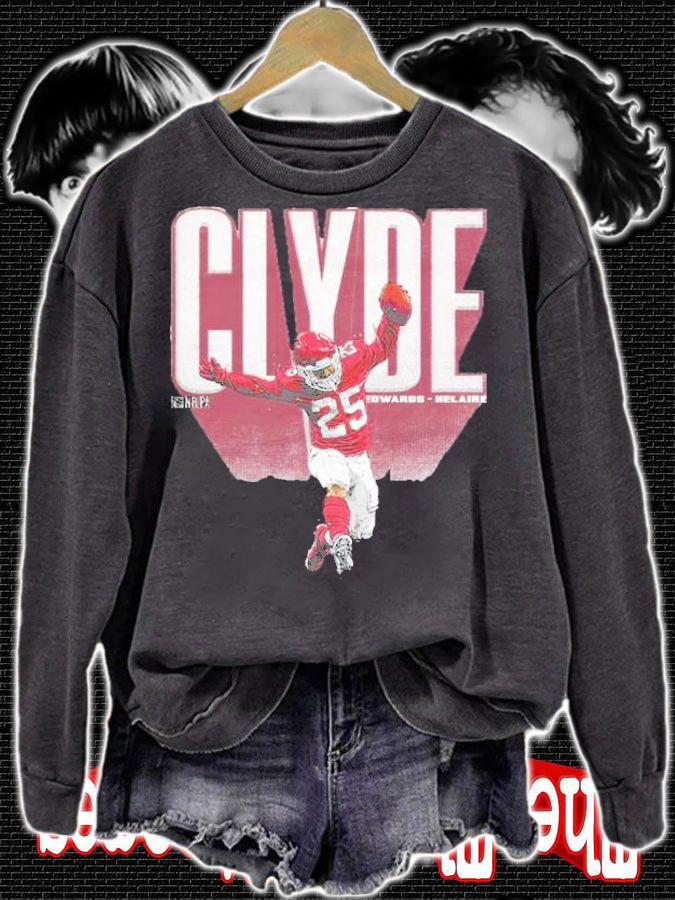 Clyde Edwards-Helaire Kansas City Bold Football Shirt