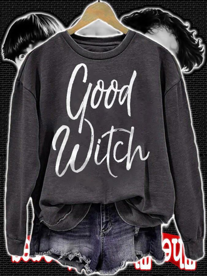 Funny Matching Halloween Costumes For Girls Bad & Good Witch Shirt sweatshirt