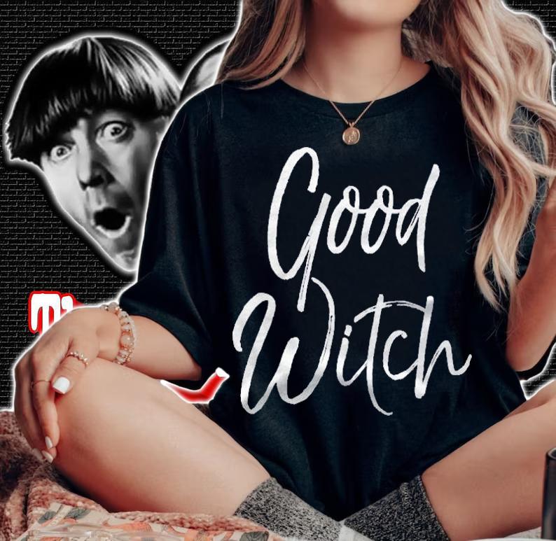 Funny Matching Halloween Costumes For Girls Bad & Good Witch Shirt woman shirt
