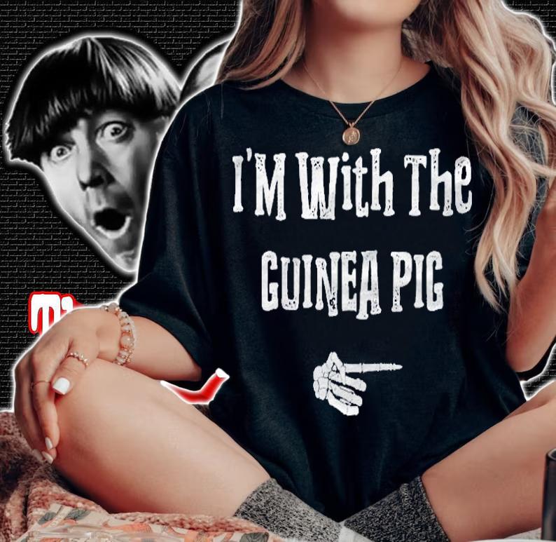 Im With Guinea Pig Halloween Costume Funny Couples Matching Shirt