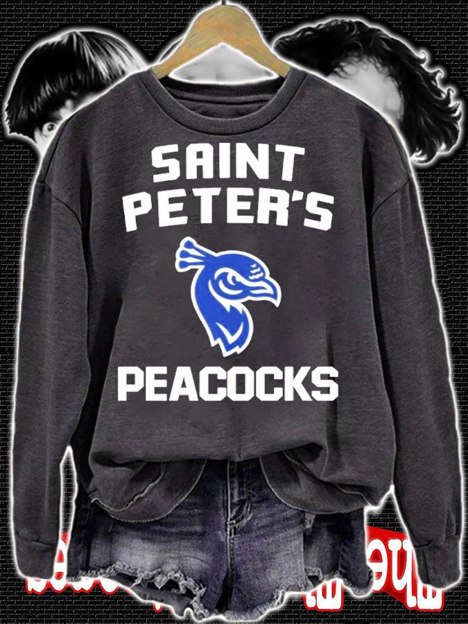 Saint Peter's Peacocks Eli Manning Shirt