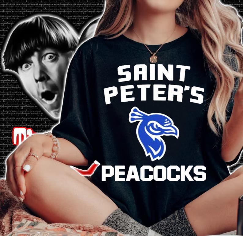 Saint Peter's Peacocks Eli Manning Shirt