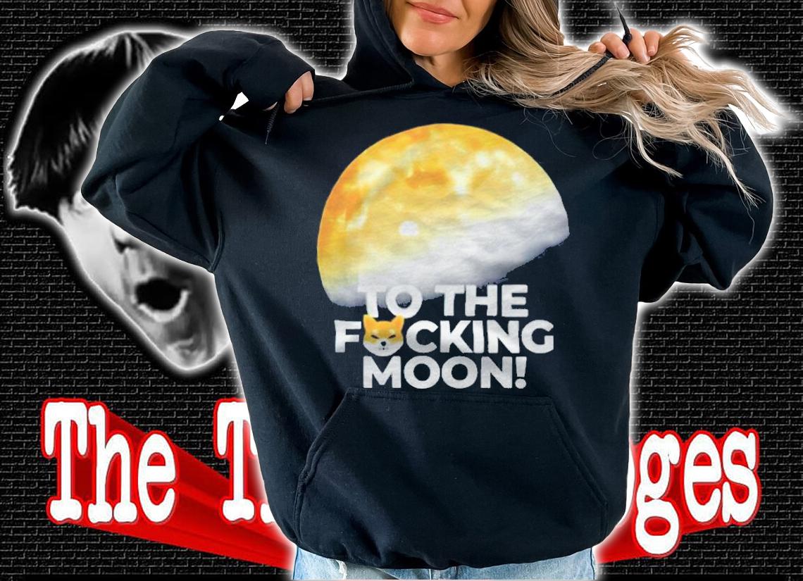 Shiba to the fucking moon T-shirt