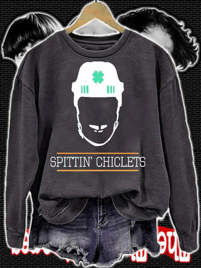 Spittin Chiclets Clover Helmet T-Shirt sweatshirt