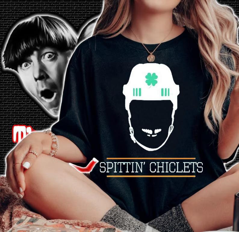 Spittin Chiclets Clover Helmet T-Shirt woman shirt
