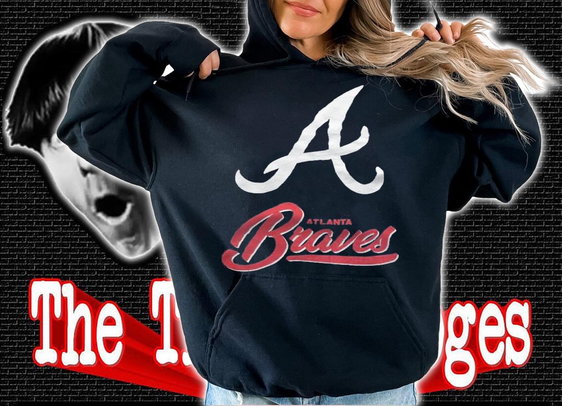 The northwest atlanta braves signature raschel blanket sport shirt hoodie
