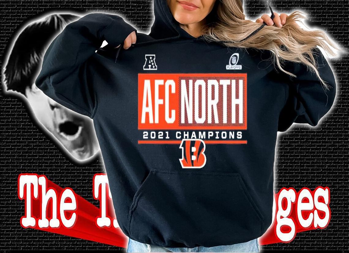 Cincinnati Bengals 2021 AFC North Division Champions Blocked Favorite Shirt hoodie