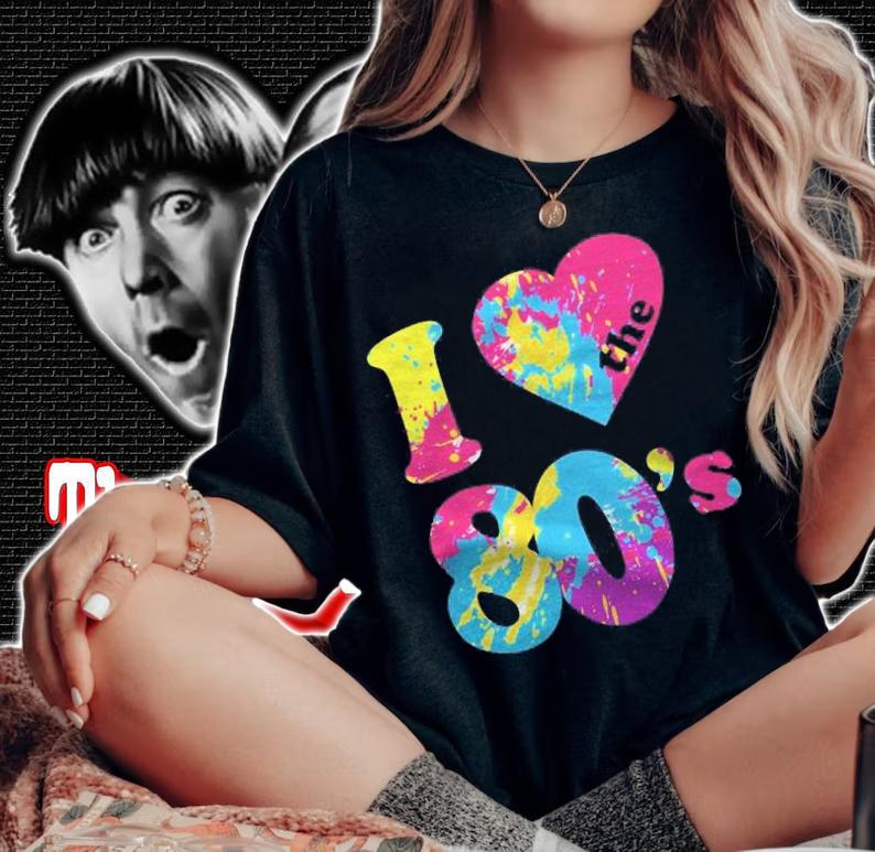 I Love The 80S Long-Sleeve Shirt woman shirt