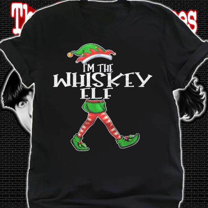 Im The Whiskey Elf Group Christmas Matching Family Funny Shirt shirt