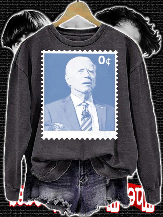 Joe Biden Zero Cent Stamp Shirt sweatshirt